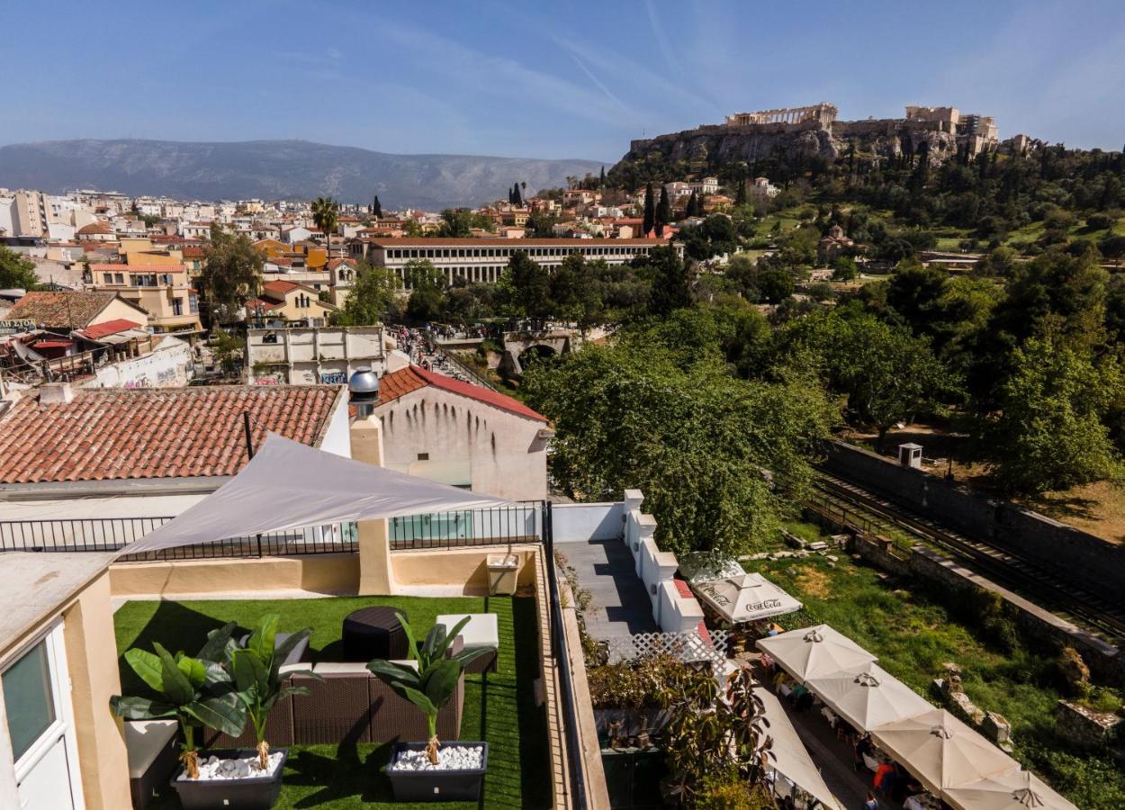 Agora Vista Acropolis Atenas Exterior foto