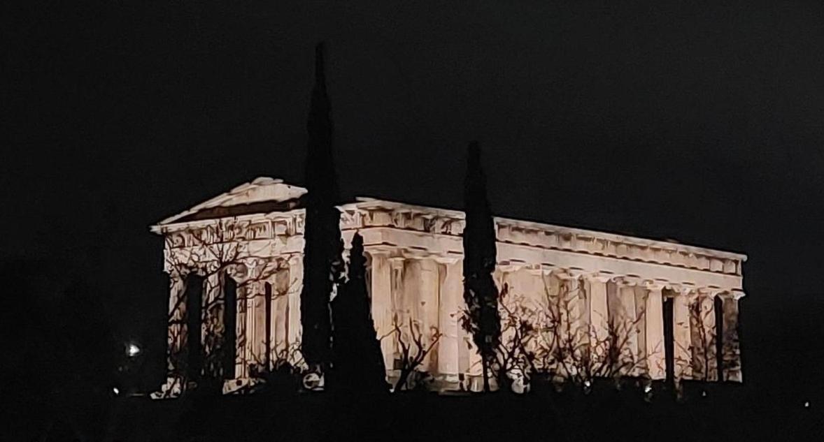 Agora Vista Acropolis Atenas Exterior foto
