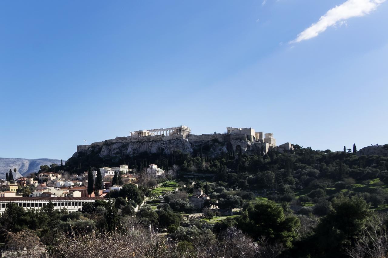 Agora Vista Acropolis Atenas Exterior foto
